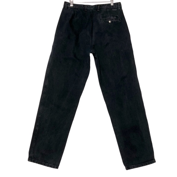 vtg CALVIN KLEIN SPORT sz 34 Jeans High Waisted 3 Pockets Pleated Front Pockets - Picture 3 of 8